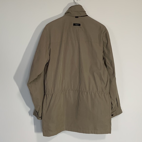 Claiborne Outerwear Mens Microfibre Jacket Small Olive Green - Picture 2 of 16